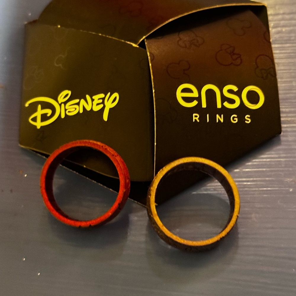 Disney Enso Rings Set - Red and Lavender